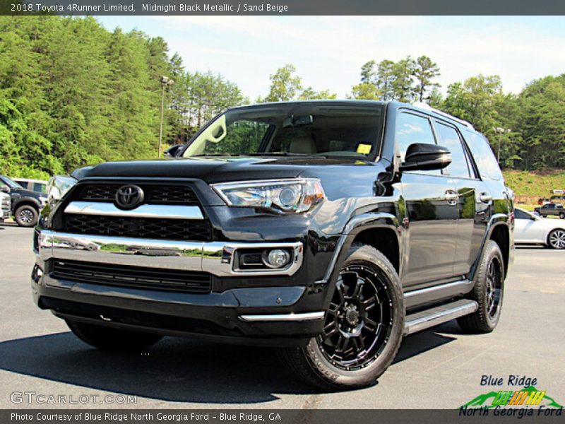 Midnight Black Metallic / Sand Beige 2018 Toyota 4Runner Limited
