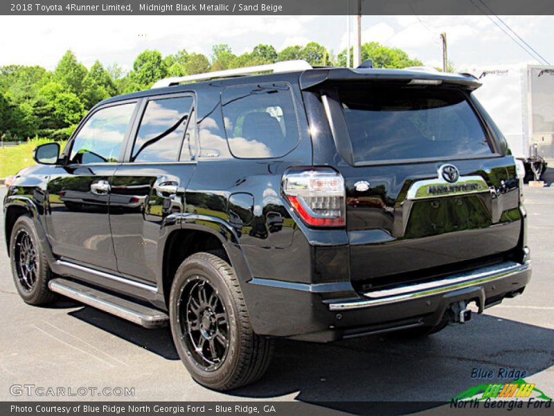 Midnight Black Metallic / Sand Beige 2018 Toyota 4Runner Limited