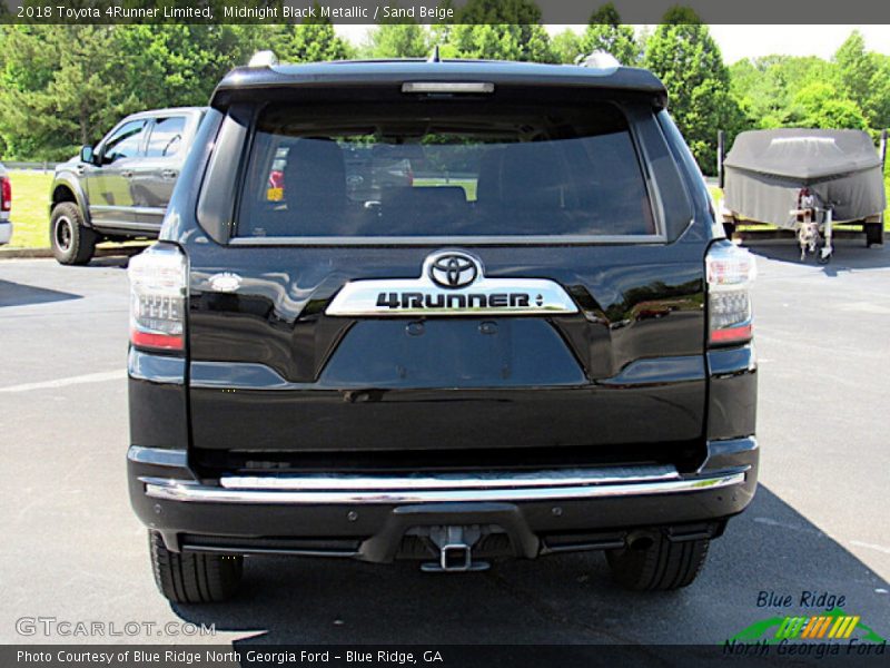 Midnight Black Metallic / Sand Beige 2018 Toyota 4Runner Limited