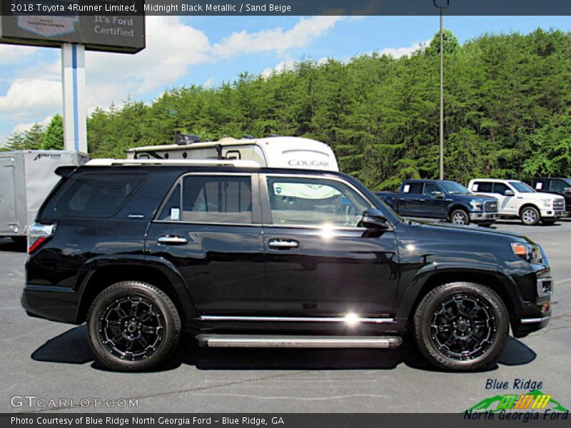Midnight Black Metallic / Sand Beige 2018 Toyota 4Runner Limited
