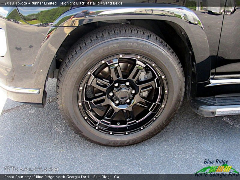 Midnight Black Metallic / Sand Beige 2018 Toyota 4Runner Limited