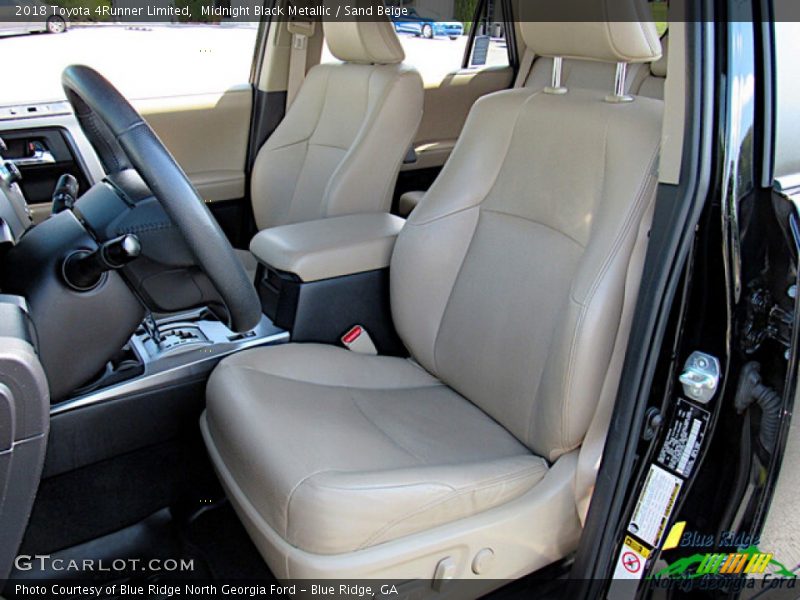 Midnight Black Metallic / Sand Beige 2018 Toyota 4Runner Limited