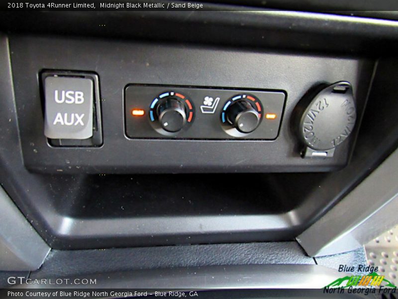 Midnight Black Metallic / Sand Beige 2018 Toyota 4Runner Limited