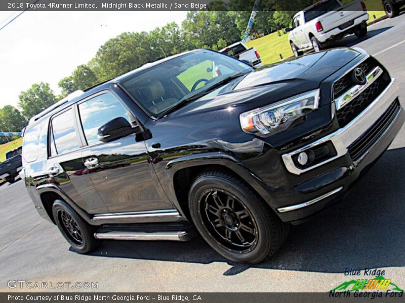 Midnight Black Metallic / Sand Beige 2018 Toyota 4Runner Limited