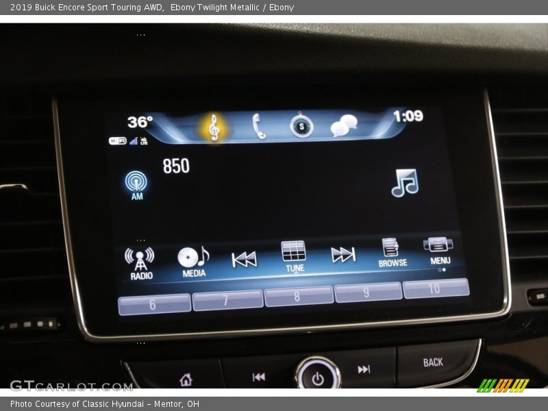 Ebony Twilight Metallic / Ebony 2019 Buick Encore Sport Touring AWD