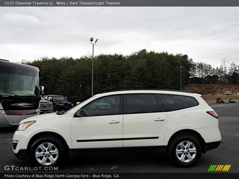  2015 Traverse LS White