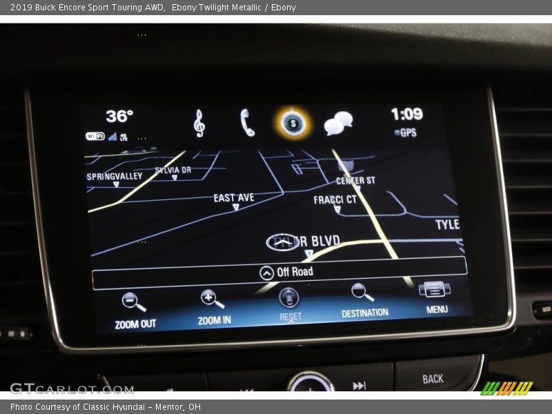 Ebony Twilight Metallic / Ebony 2019 Buick Encore Sport Touring AWD