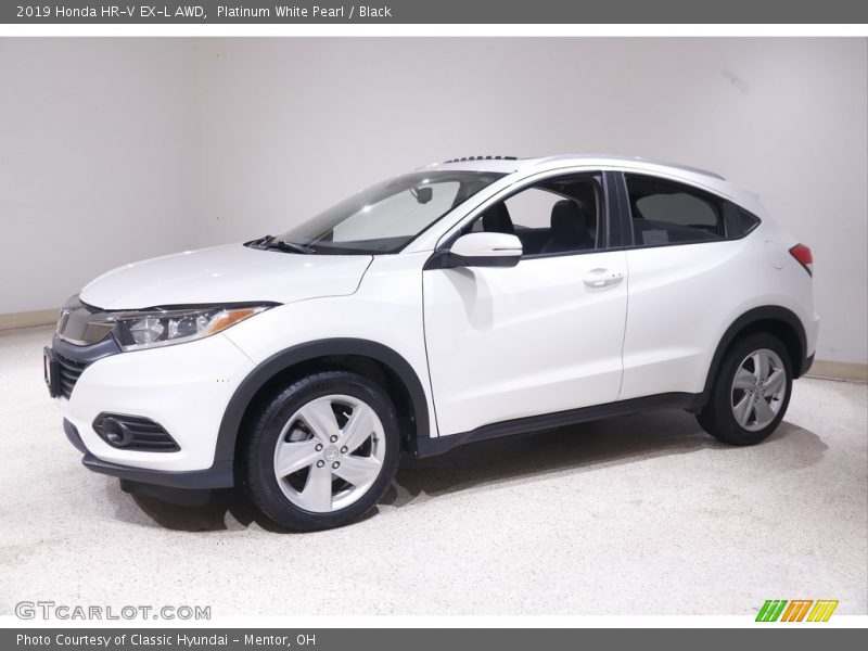 Platinum White Pearl / Black 2019 Honda HR-V EX-L AWD