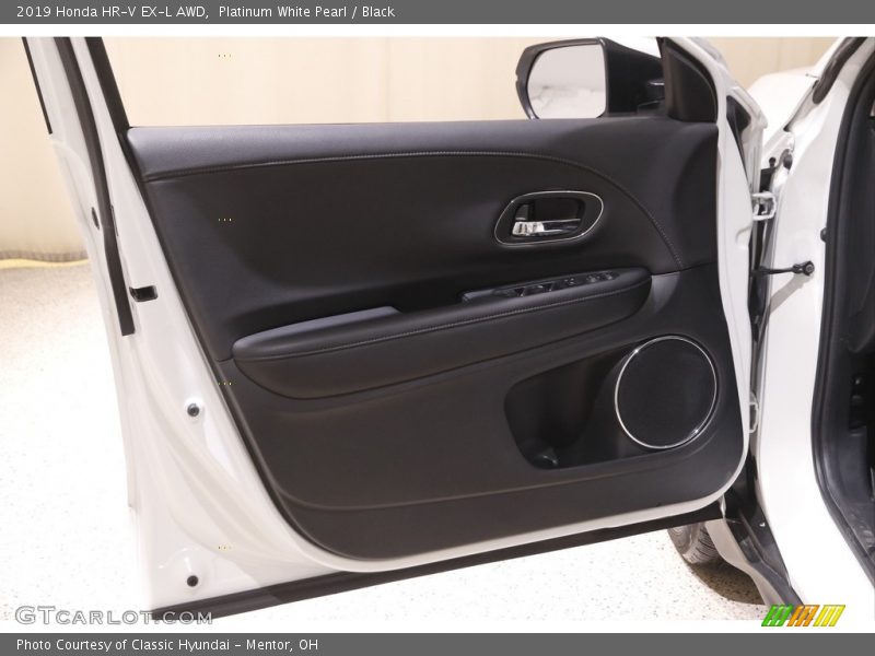 Platinum White Pearl / Black 2019 Honda HR-V EX-L AWD
