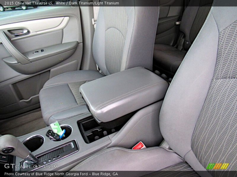 White / Dark Titanium/Light Titanium 2015 Chevrolet Traverse LS
