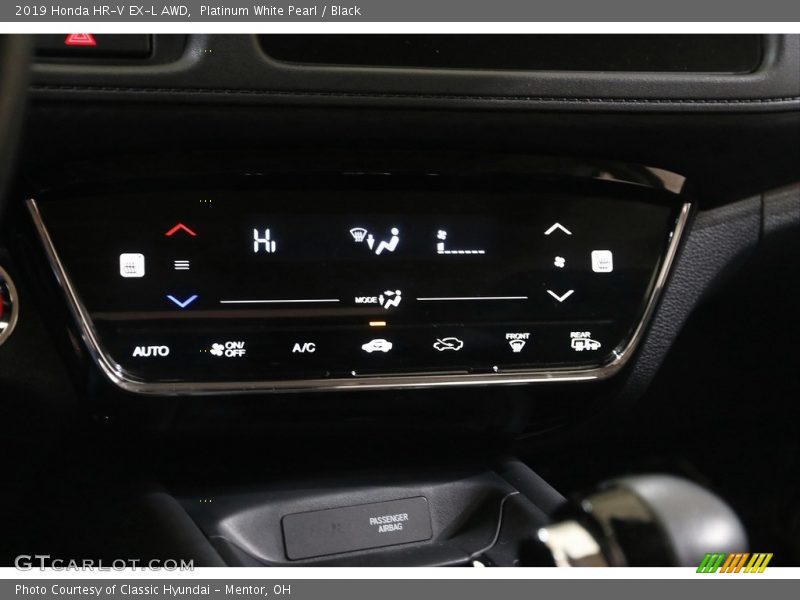 Platinum White Pearl / Black 2019 Honda HR-V EX-L AWD