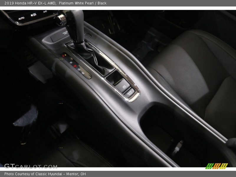 Platinum White Pearl / Black 2019 Honda HR-V EX-L AWD