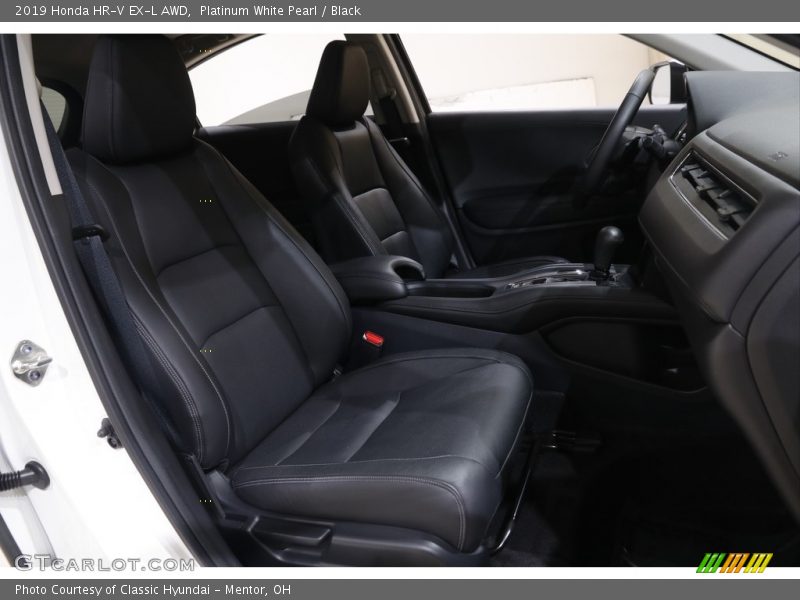 Platinum White Pearl / Black 2019 Honda HR-V EX-L AWD
