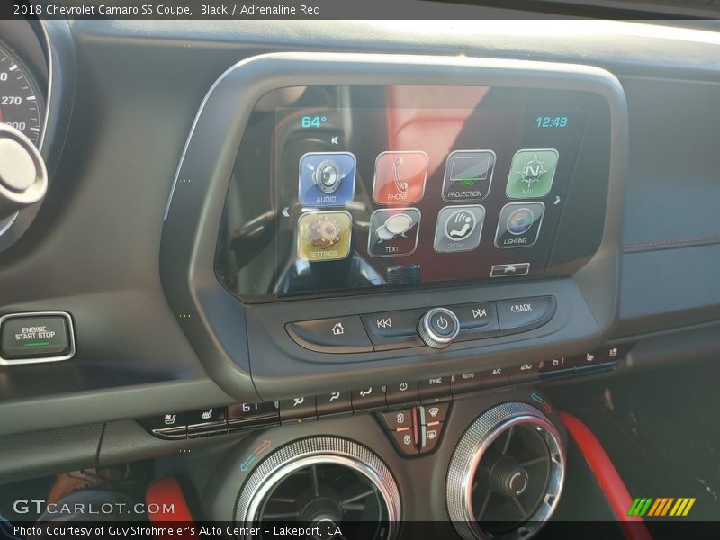 Black / Adrenaline Red 2018 Chevrolet Camaro SS Coupe