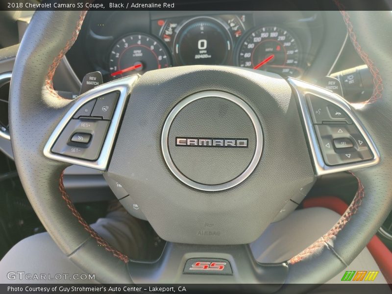 Black / Adrenaline Red 2018 Chevrolet Camaro SS Coupe