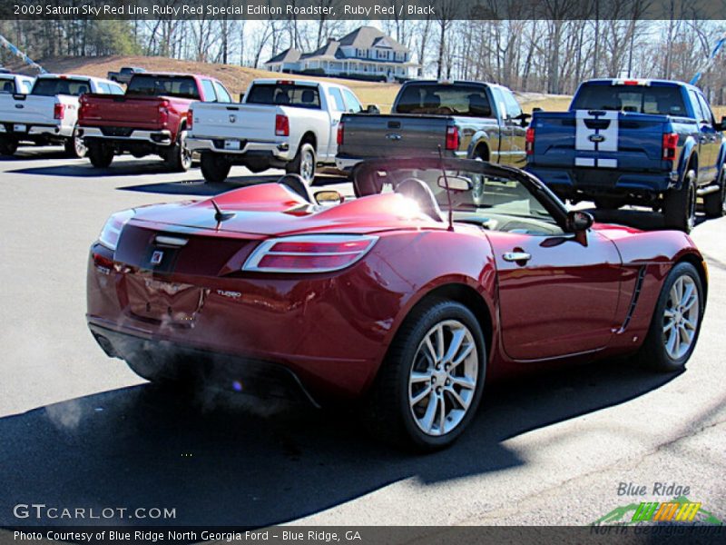 Ruby Red / Black 2009 Saturn Sky Red Line Ruby Red Special Edition Roadster