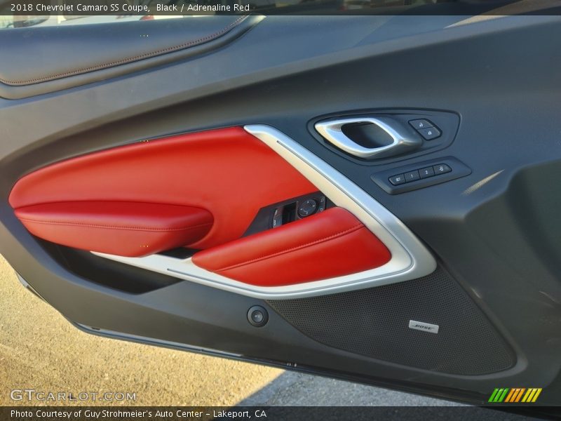 Black / Adrenaline Red 2018 Chevrolet Camaro SS Coupe