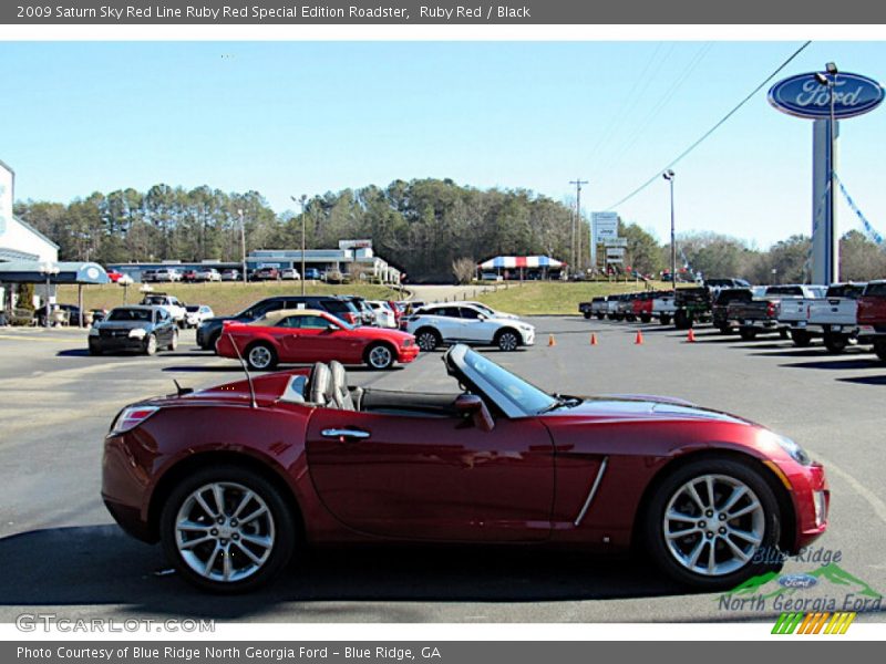 Ruby Red / Black 2009 Saturn Sky Red Line Ruby Red Special Edition Roadster