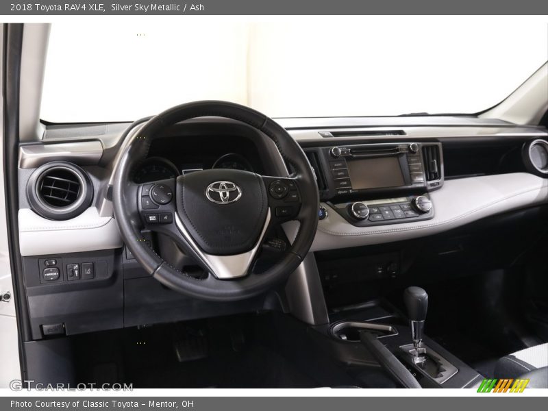 Silver Sky Metallic / Ash 2018 Toyota RAV4 XLE