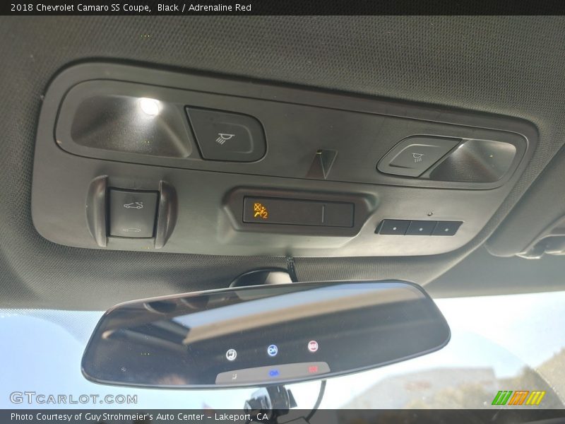 Black / Adrenaline Red 2018 Chevrolet Camaro SS Coupe