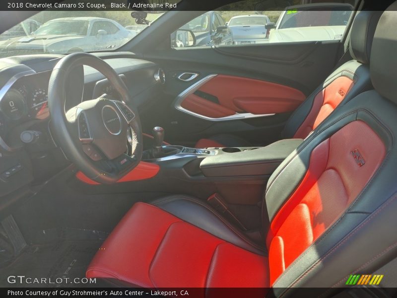 Black / Adrenaline Red 2018 Chevrolet Camaro SS Coupe