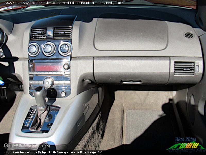 Dashboard of 2009 Sky Red Line Ruby Red Special Edition Roadster