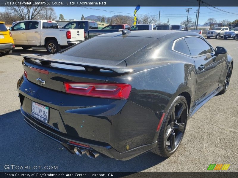 Black / Adrenaline Red 2018 Chevrolet Camaro SS Coupe