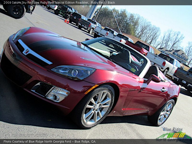 Ruby Red / Black 2009 Saturn Sky Red Line Ruby Red Special Edition Roadster