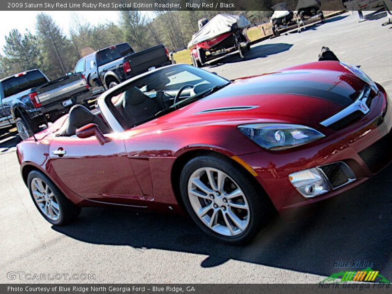 Ruby Red / Black 2009 Saturn Sky Red Line Ruby Red Special Edition Roadster
