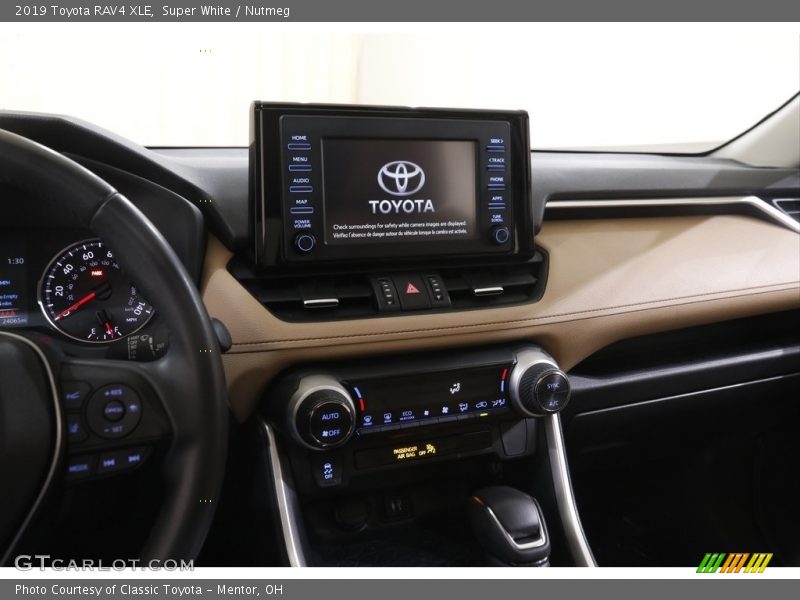 Controls of 2019 RAV4 XLE