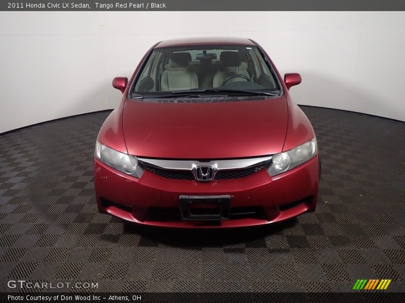 Tango Red Pearl / Black 2011 Honda Civic LX Sedan
