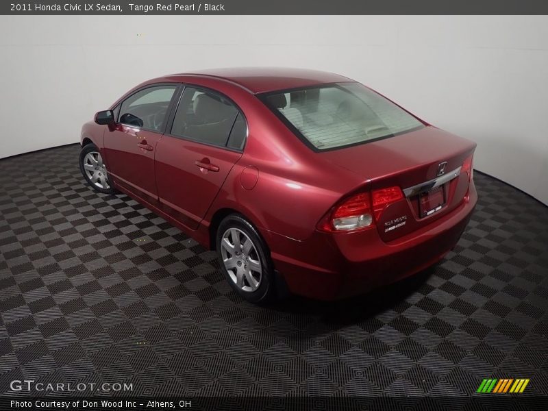 Tango Red Pearl / Black 2011 Honda Civic LX Sedan