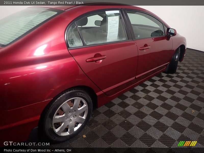 Tango Red Pearl / Black 2011 Honda Civic LX Sedan