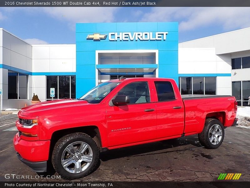 Front 3/4 View of 2016 Silverado 1500 WT Double Cab 4x4