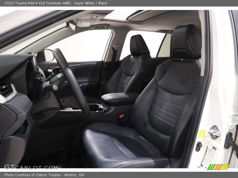 Super White / Black 2020 Toyota RAV4 XLE Premium AWD
