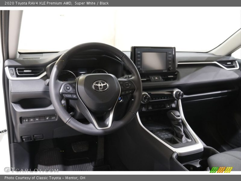 Super White / Black 2020 Toyota RAV4 XLE Premium AWD