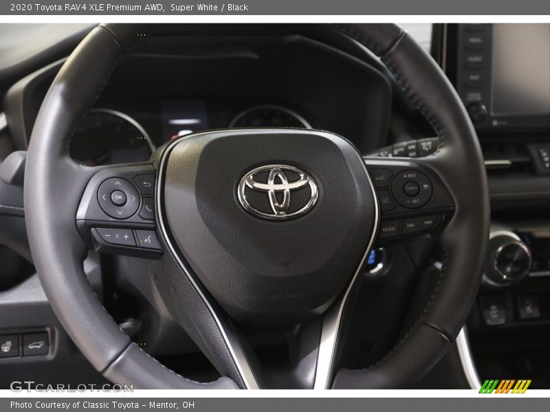 Super White / Black 2020 Toyota RAV4 XLE Premium AWD