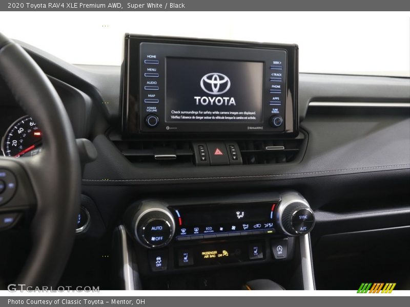 Super White / Black 2020 Toyota RAV4 XLE Premium AWD