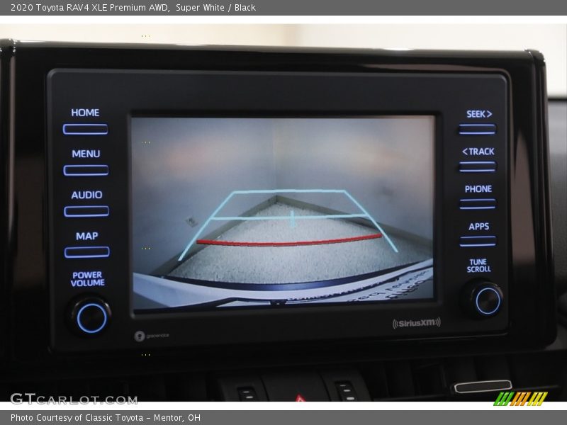 Super White / Black 2020 Toyota RAV4 XLE Premium AWD