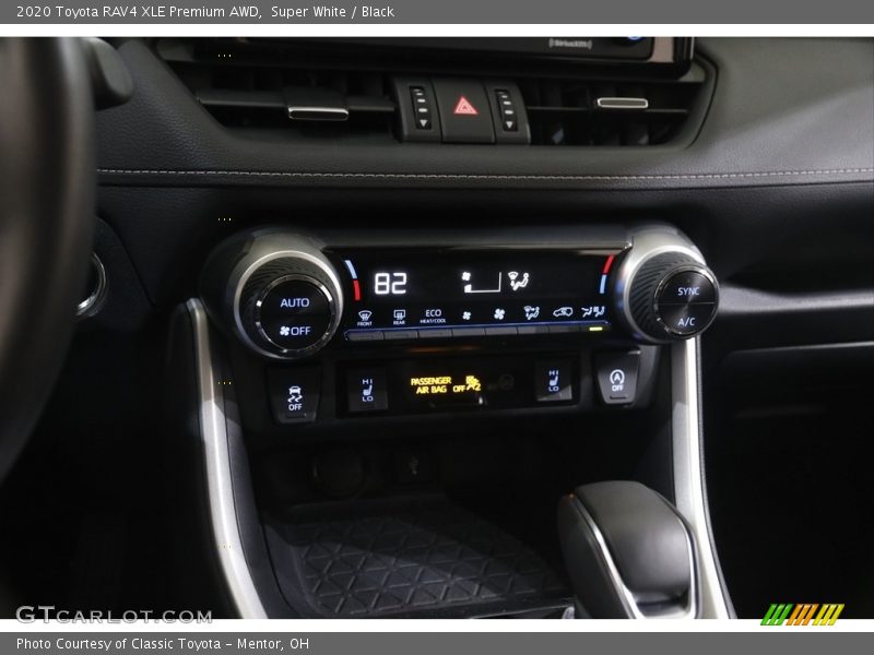 Super White / Black 2020 Toyota RAV4 XLE Premium AWD