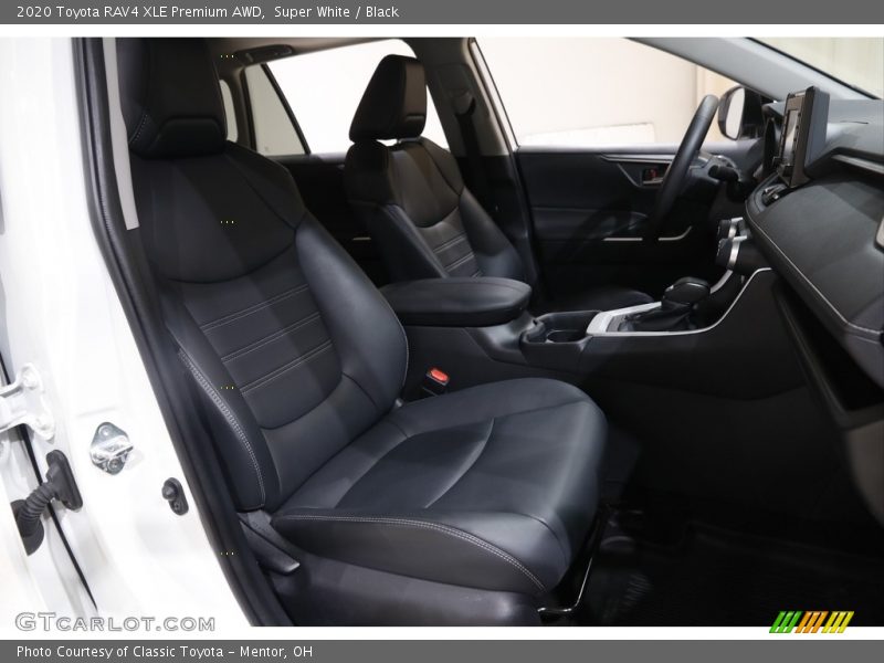 Super White / Black 2020 Toyota RAV4 XLE Premium AWD
