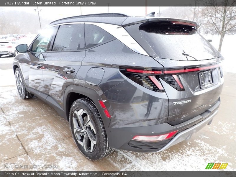 Portofino Gray / Gray 2022 Hyundai Tucson Limited