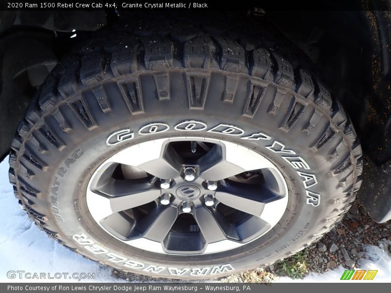 Granite Crystal Metallic / Black 2020 Ram 1500 Rebel Crew Cab 4x4