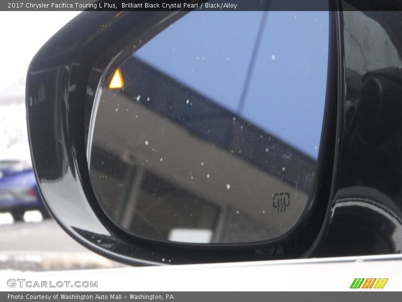 Brilliant Black Crystal Pearl / Black/Alloy 2017 Chrysler Pacifica Touring L Plus