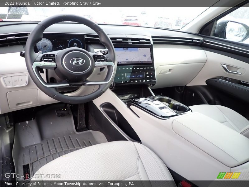  2022 Tucson Limited Gray Interior