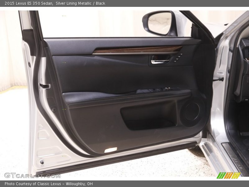 Silver Lining Metallic / Black 2015 Lexus ES 350 Sedan