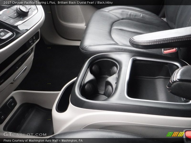 Brilliant Black Crystal Pearl / Black/Alloy 2017 Chrysler Pacifica Touring L Plus