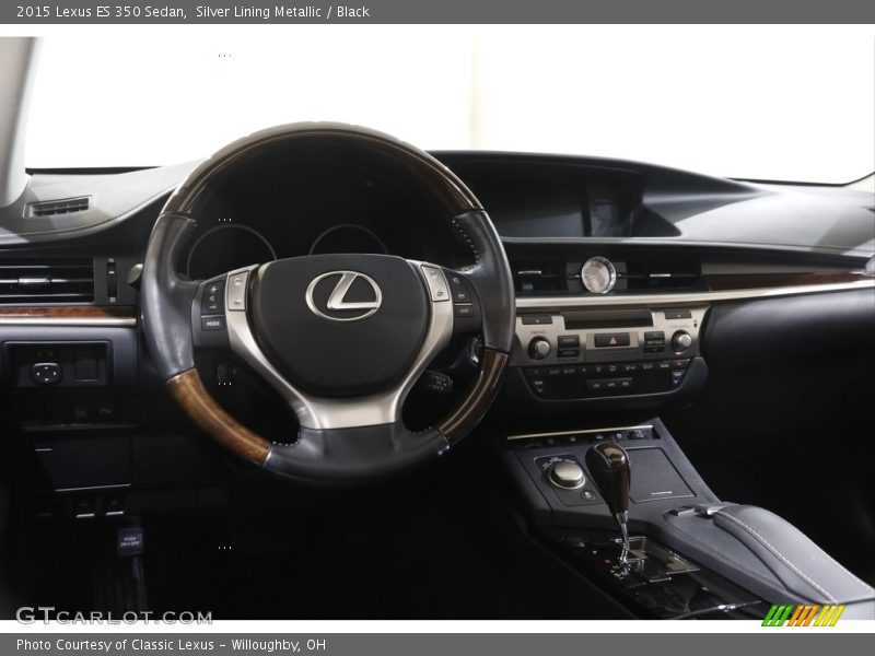 Silver Lining Metallic / Black 2015 Lexus ES 350 Sedan