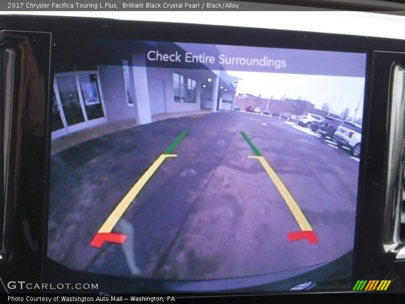 Brilliant Black Crystal Pearl / Black/Alloy 2017 Chrysler Pacifica Touring L Plus