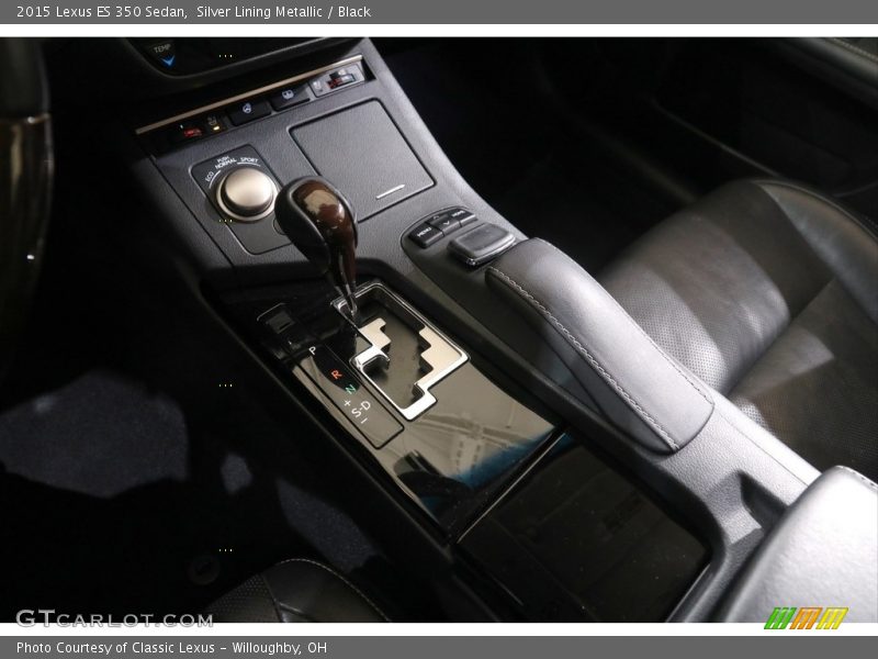 Silver Lining Metallic / Black 2015 Lexus ES 350 Sedan